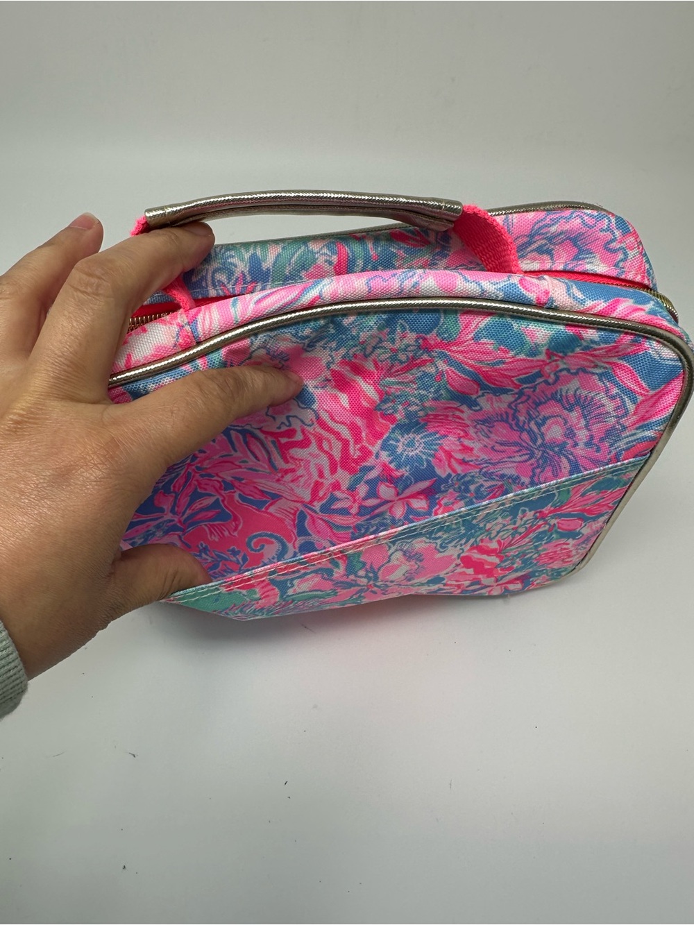 Lilly Pulitzer Tropical Print Insulated Lunch Cooler Crossbody Bag - Picture 11 of 15